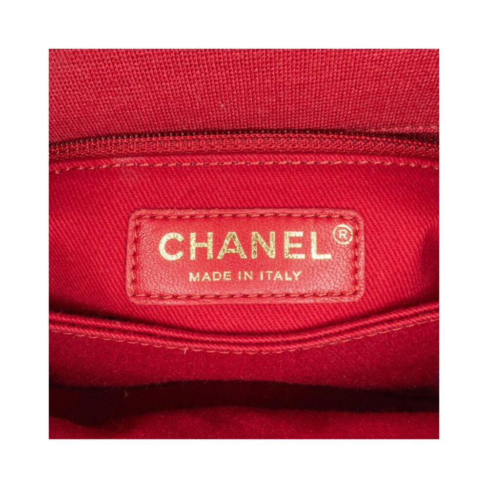 Pre Loved Chanel Small Chevron Jersey Coco Top Handle Satchel - Picture 5 of 8